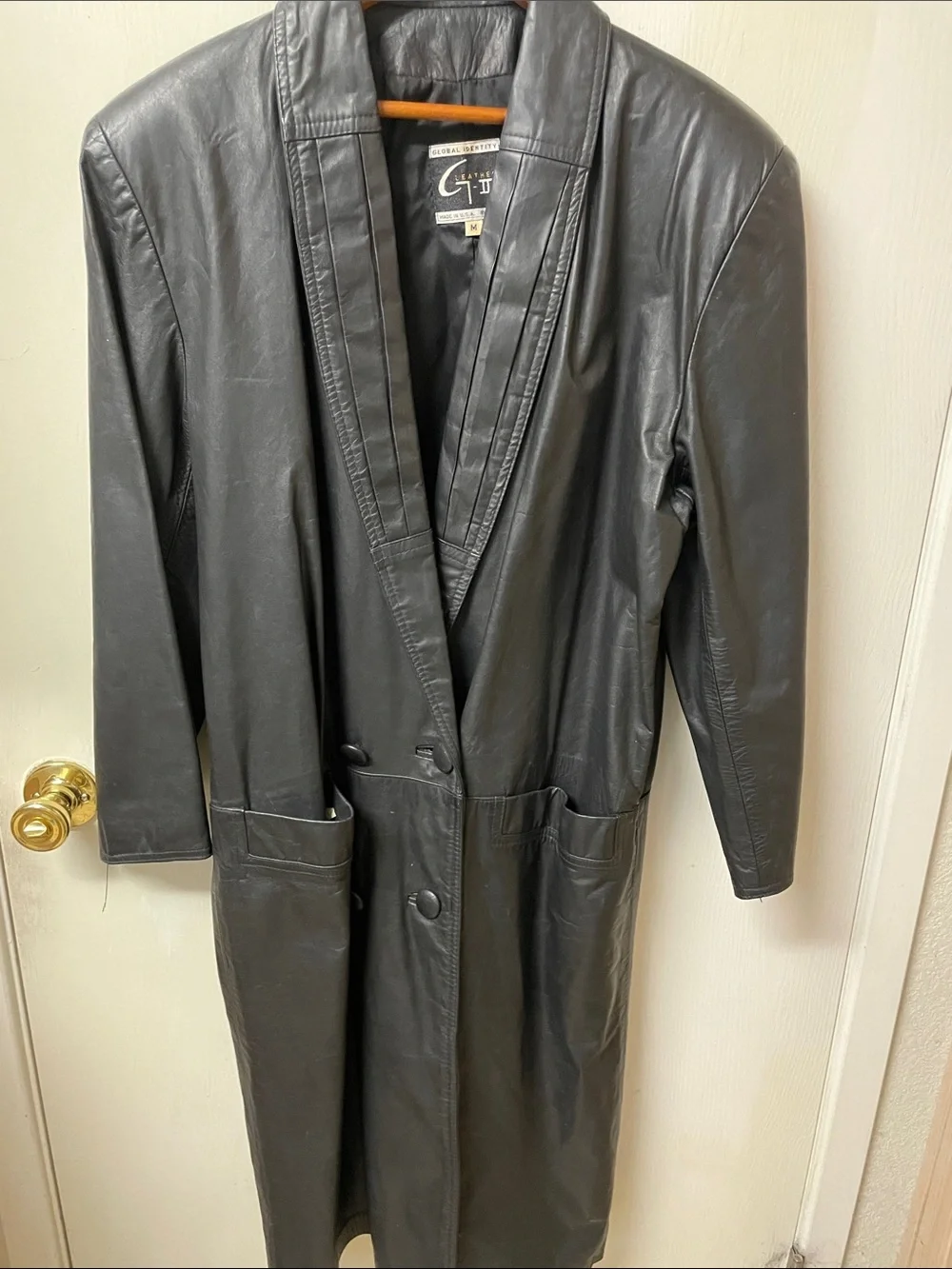 Full Length Leather Coat